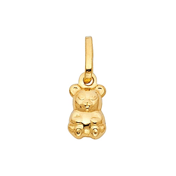 14K Yellow GoldBear Pendant